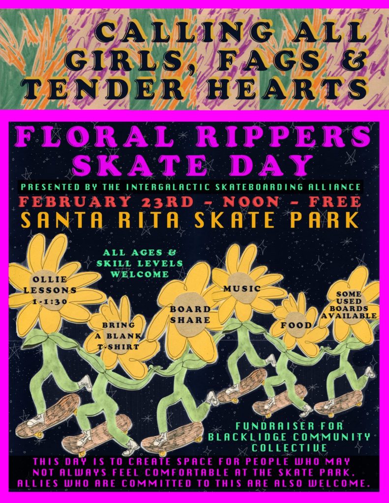 Floral Rippers Skate Day